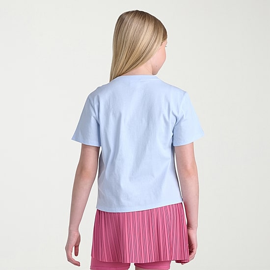 adidas Big Kid Girls Crew Neck Short Sleeve Regular Fit Graphic T-Shirt