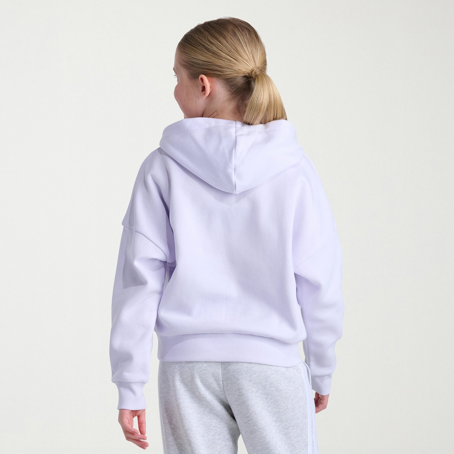 adidas Big Kid Girls Long Sleeve Active Plus Hoodie