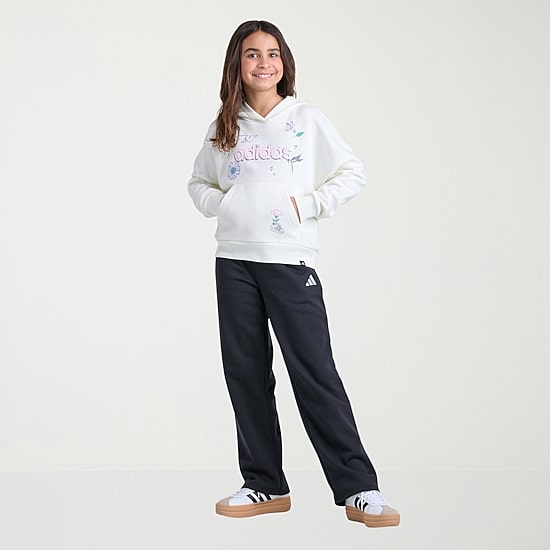 adidas Big Kid Girls Long Sleeve Active Plus Hoodie