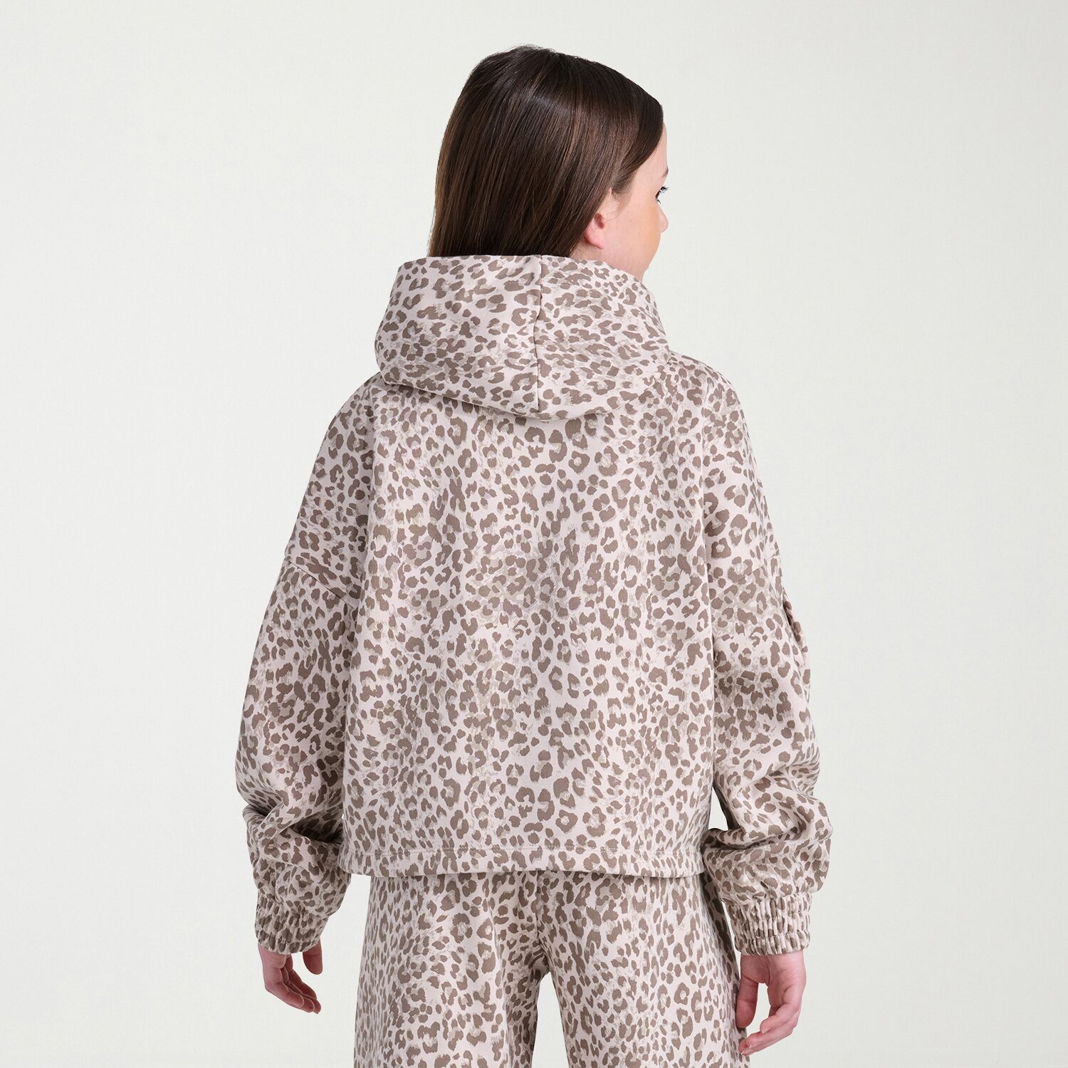 adidas Big Kid Girls Long Sleeve Fleece Active Hoodie