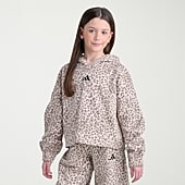 adidas Big Kid Girls Long Sleeve Fleece Active Hoodie