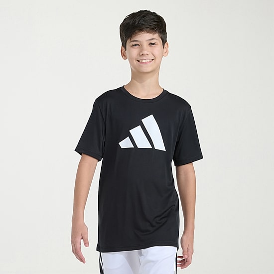 adidas Big Kid Boys Crew Neck Short Sleeve Active T-Shirt