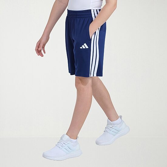 adidas Big Kid Boys Adjustable Waist Mid Rise Knit Pull-On Short