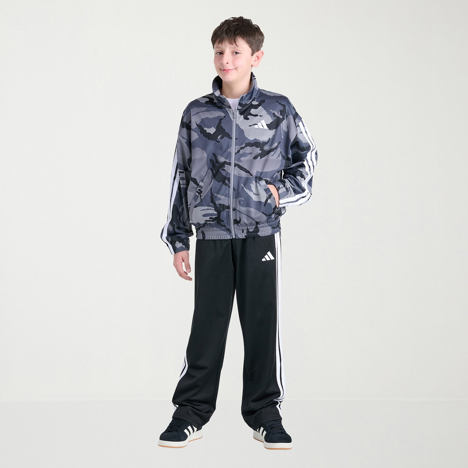 adidas Big Kid Boys 2-pc. Logo Track Suit