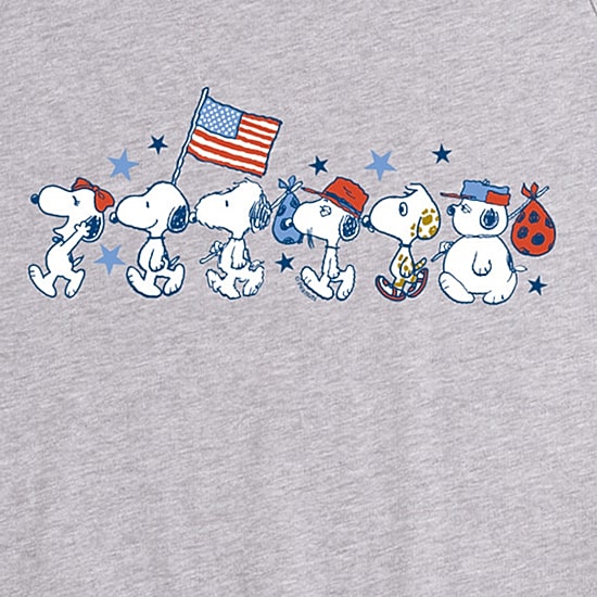 Novelty Mens Scoop Neck Sleeveless Peanuts Snoopy Tank Top
