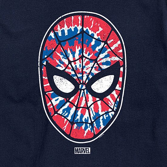 Novelty Mens Crew Neck Short Sleeve Regular Fit Marvel Spiderman Graphic T-Shirt
