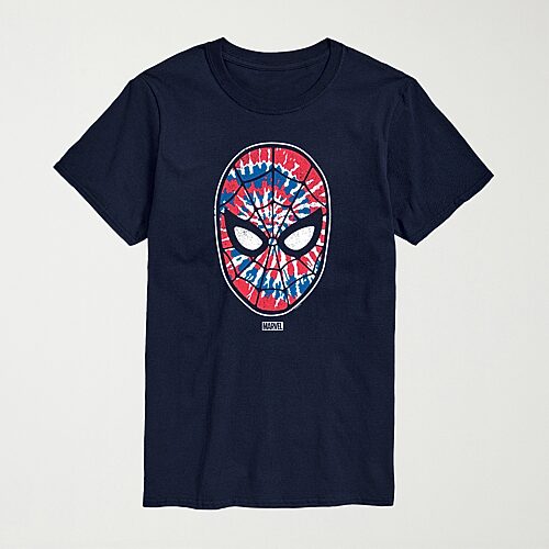 Novelty Mens Crew Neck Short Sleeve Regular Fit Marvel Spiderman Graphic T-Shirt, X-large, Blue