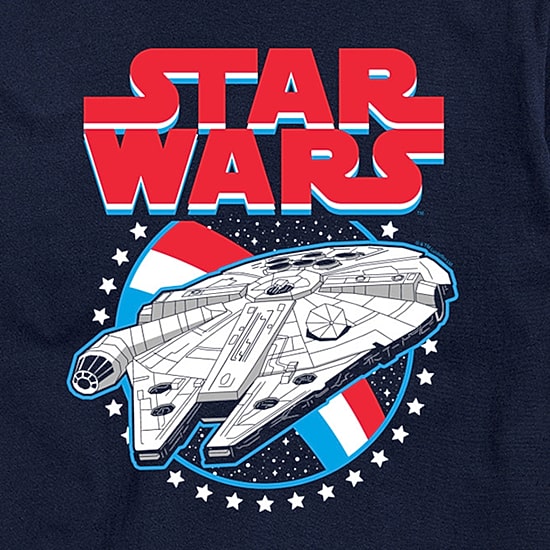 Novelty Mens Crew Neck Short Sleeve Regular Fit Star Wars Graphic T-Shirt