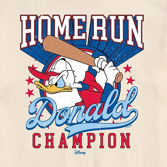 Novelty Mens Crew Neck Short Sleeve Regular Fit Donald Duck Graphic T-Shirt