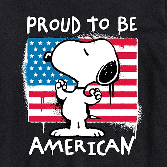 Novelty Mens Crew Neck Short Sleeve Regular Fit Peanuts Snoopy Graphic T-Shirt