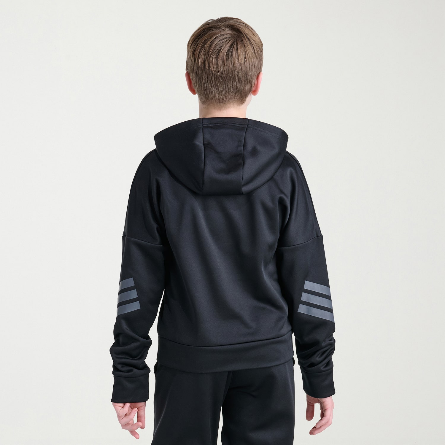 adidas Big Kid Boys Long Sleeve Fleece Active Hoodie