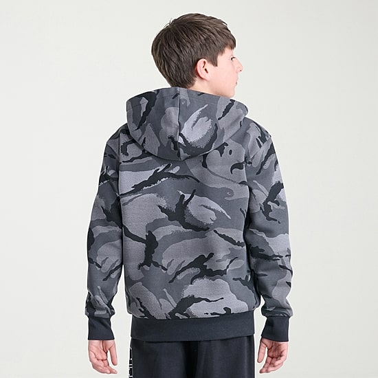adidas Big Kid Boys Long Sleeve Fleece Active Hoodie