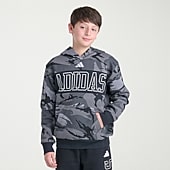 adidas Big Kid Boys Long Sleeve Fleece Active Hoodie