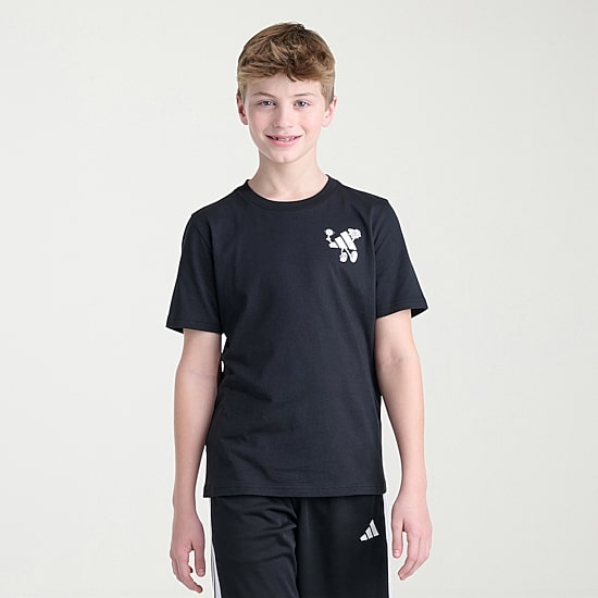 adidas Big Kid Boys Crew Neck Short Sleeve Regular Fit Graphic T-Shirt