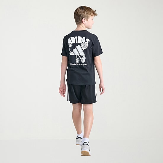adidas Big Kid Boys Crew Neck Short Sleeve Regular Fit Graphic T-Shirt