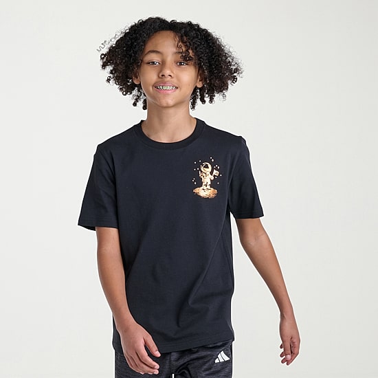 adidas Big Kid Boys Crew Neck Short Sleeve Regular Fit Graphic T