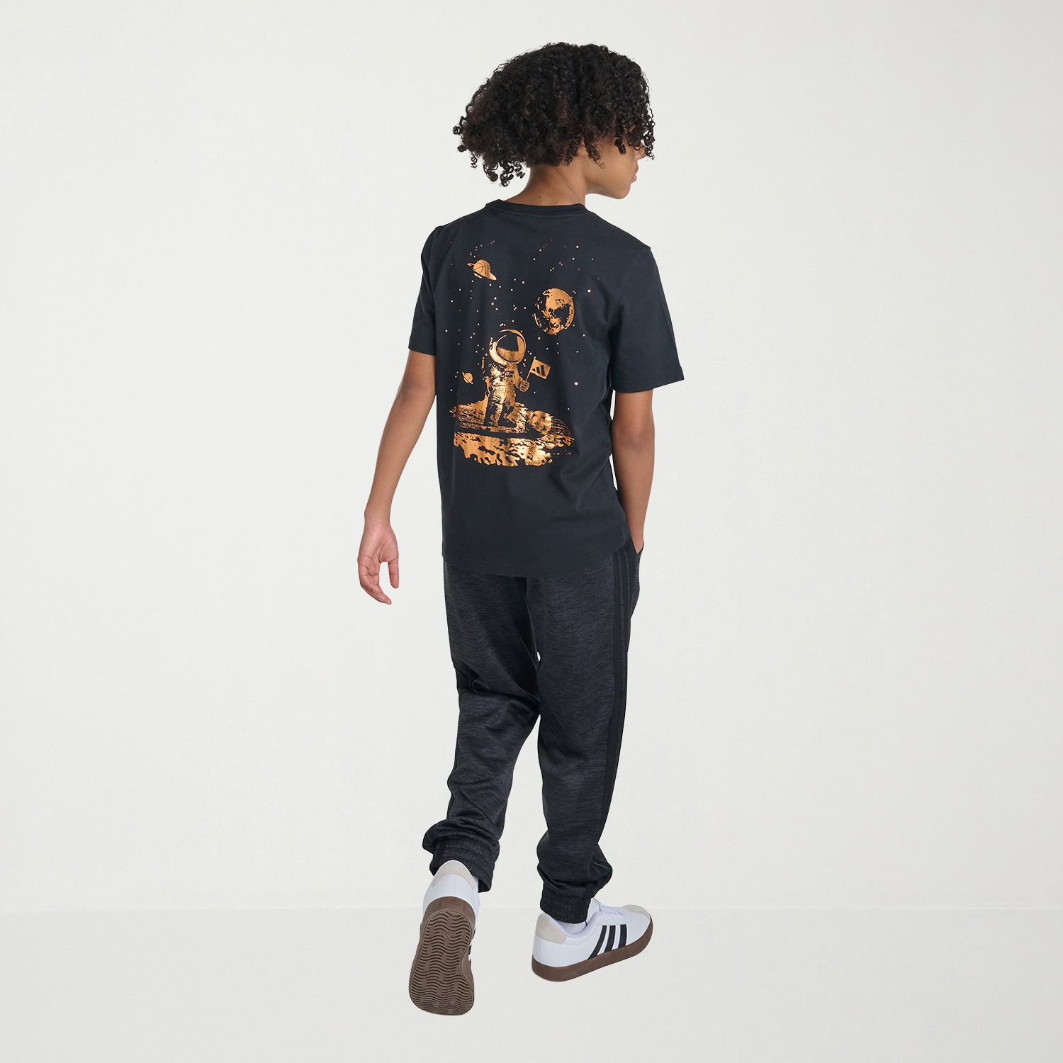 adidas Big Kid Boys Crew Neck Short Sleeve Regular Fit Graphic T-Shirt