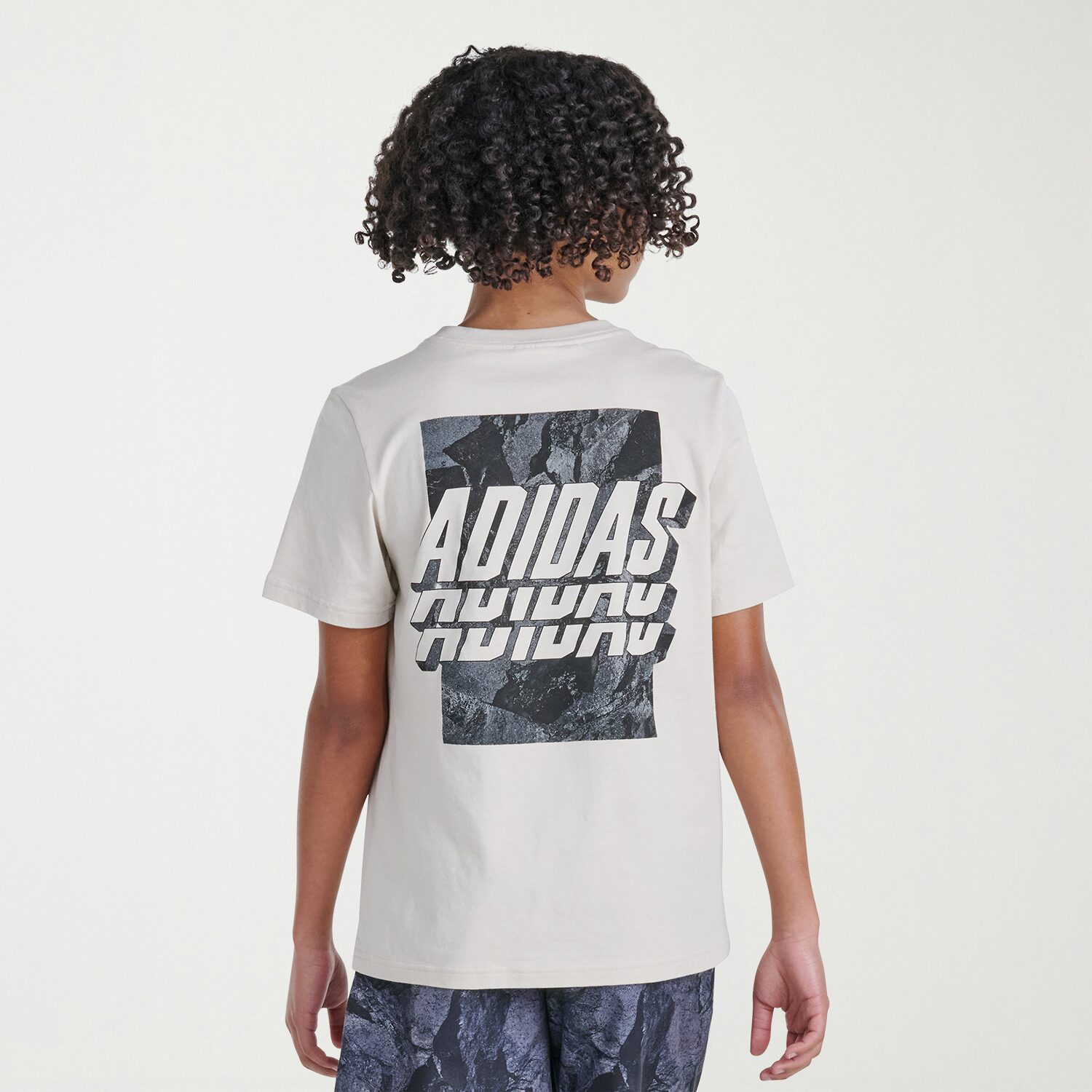 adidas Big Kid Boys Crew Neck Short Sleeve Regular Fit Graphic T-Shirt