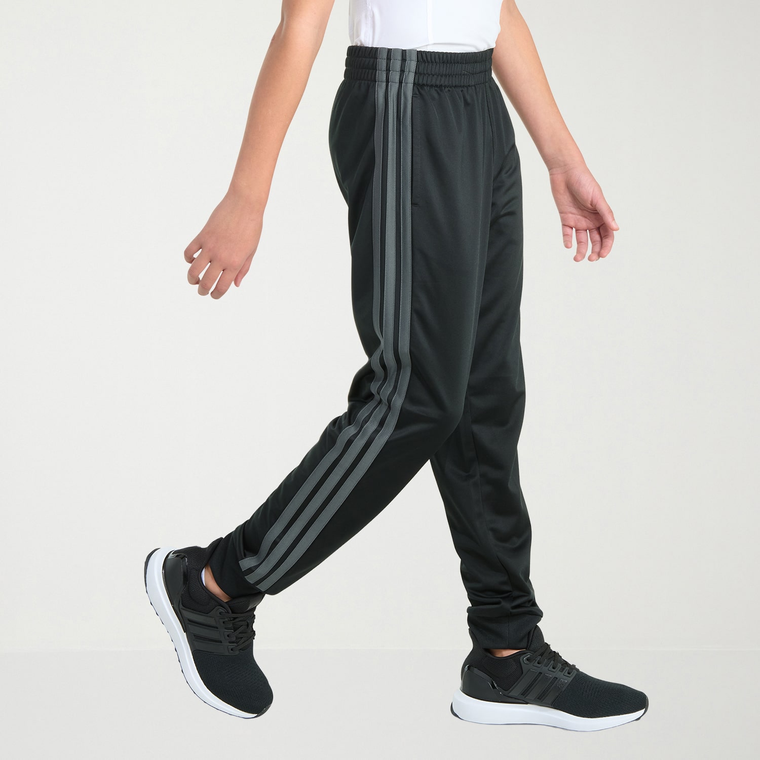 adidas Big Kid Boys Drawstring Waist Cuffed Mid Rise Regular Fit Jogger Pant