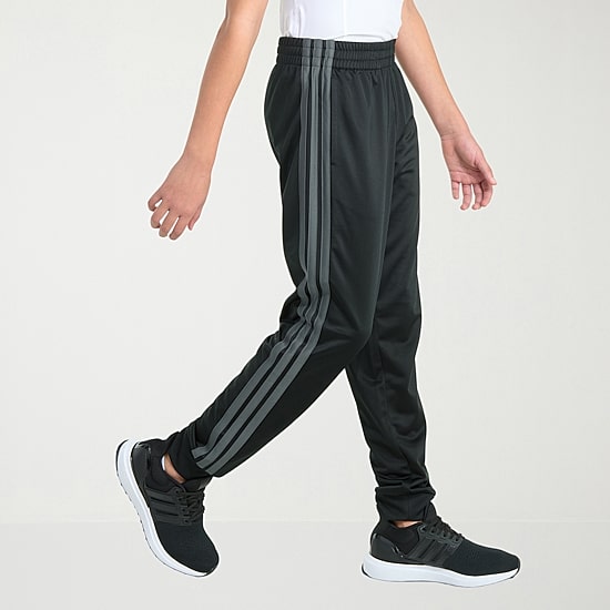 adidas Big Kid Boys Drawstring Waist Cuffed Mid Rise Regular Fit Jogger Pant