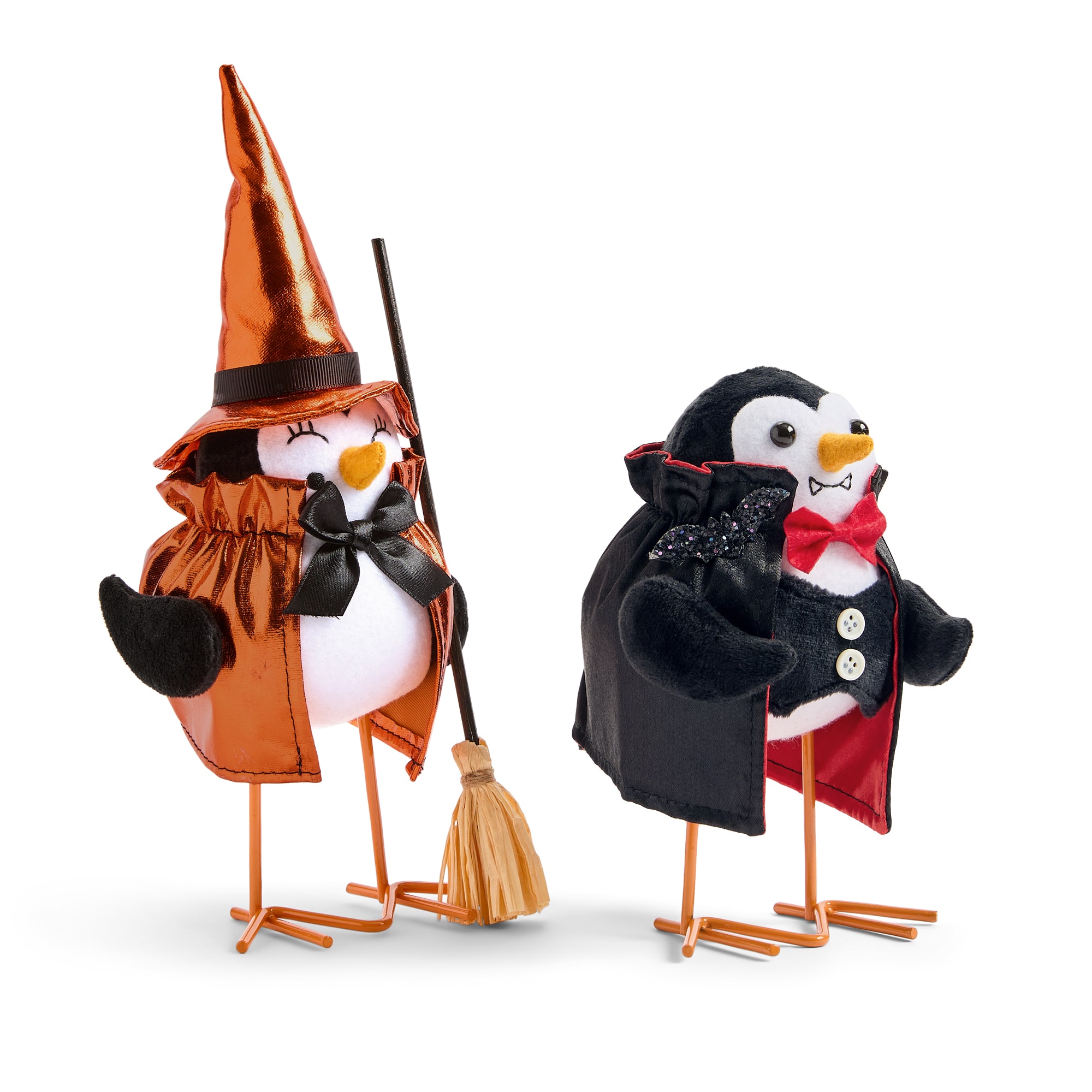 Layerings Witch And Vampire Bird Set Halloween Figurine