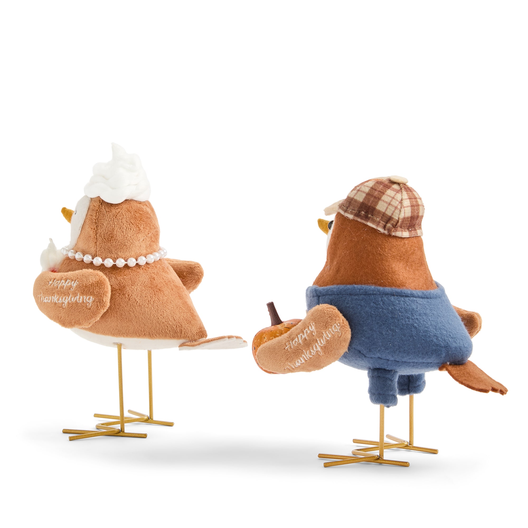 Layerings Farmer And Whipped Cream Bird Set 2-pc. Halloween Figurine
