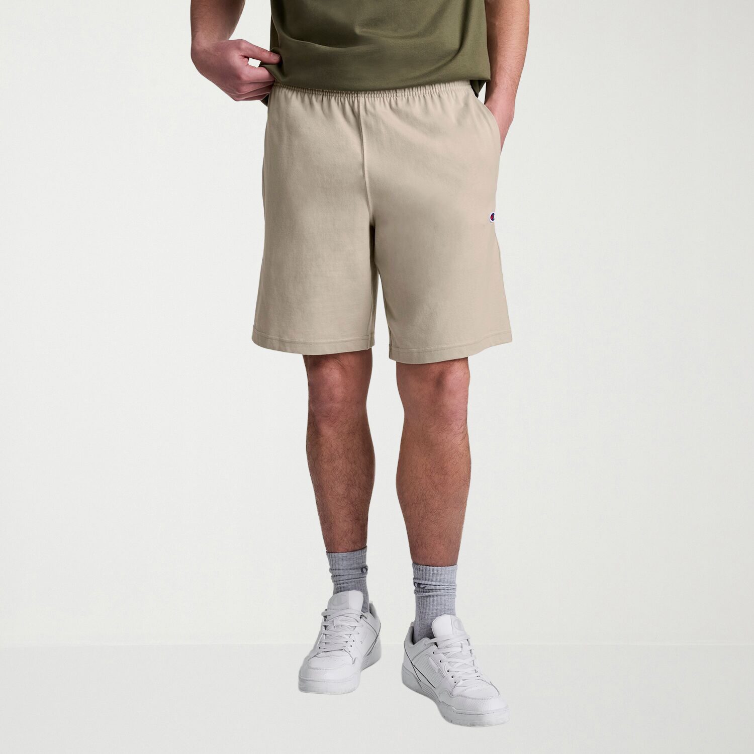 Champion Mens 9" Mid Rise Workout Shorts
