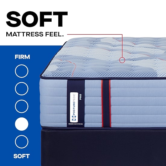 Sealy Posturepedic Gatemore 14" Plush Tight Top - Mattress + Adjustable Base