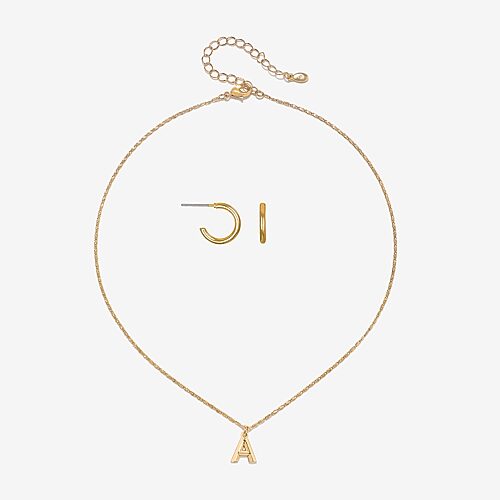 Bijoux Bar Delicates Womens Jewelry Set In Yellow