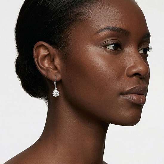 Limited Quantities! (F / Si1) Womens 1 CT. T.W. Lab Grown White Diamond Sterling Silver Round Drop Earrings