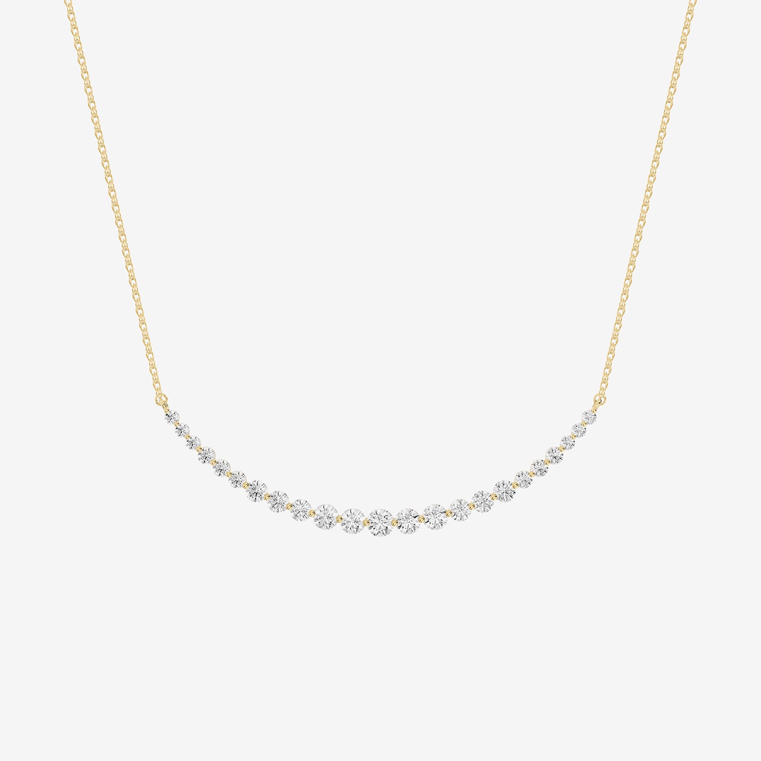Limited Quantities! (F / Si1) Womens 1 CT. T.W. Lab Grown White Diamond 14K Gold Over Silver 18 Inch Pendant Necklace