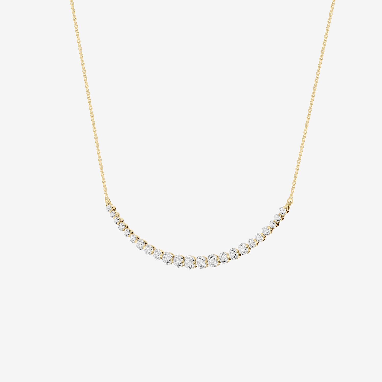 Limited Quantities! (F / Si1) Womens 1 CT. T.W. Lab Grown White Diamond 14K Gold Over Silver 18 Inch Pendant Necklace
