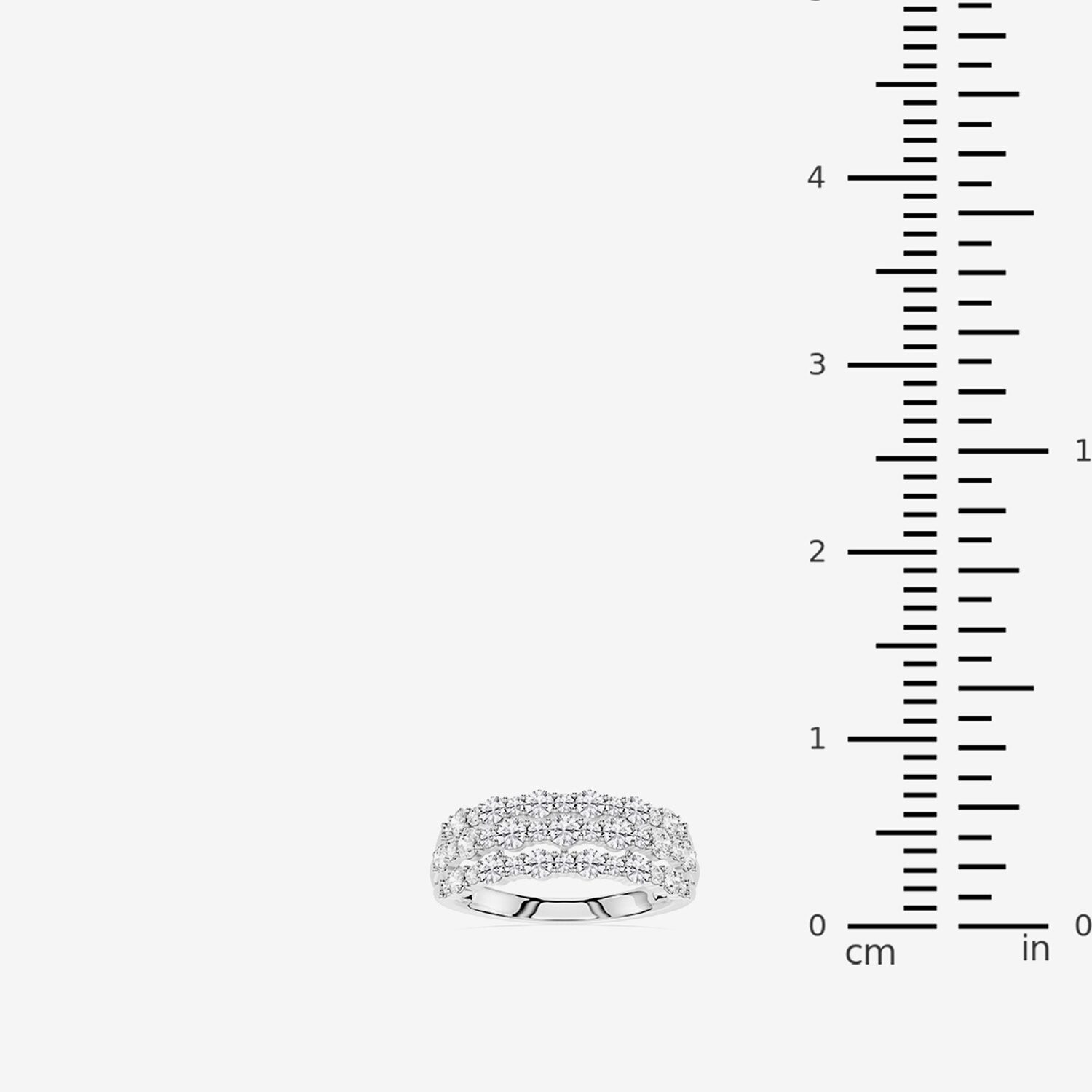 Limited Quantities! (F / Si1) Womens 2MM 1 CT. T.W. Lab Grown White Diamond Sterling Silver Band