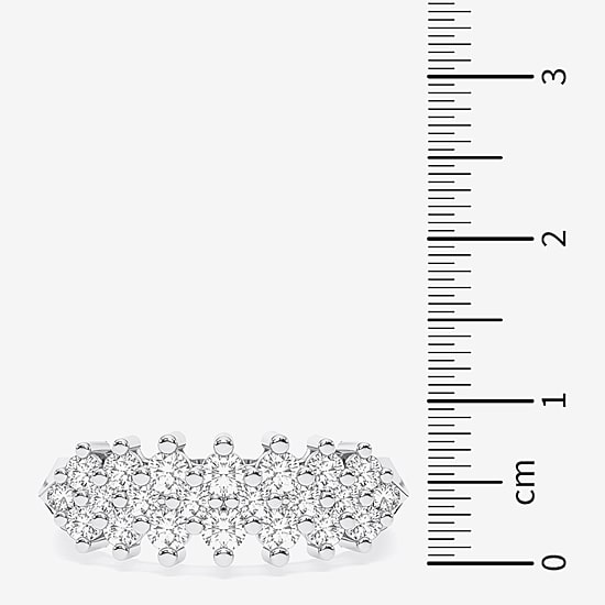 Limited Quantities! (F / Si1) Womens 1 CT. T.W. Lab Grown White Diamond Sterling Silver Band