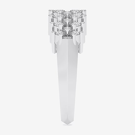 Limited Quantities! (F / Si1) Womens 1 CT. T.W. Lab Grown White Diamond Sterling Silver Band