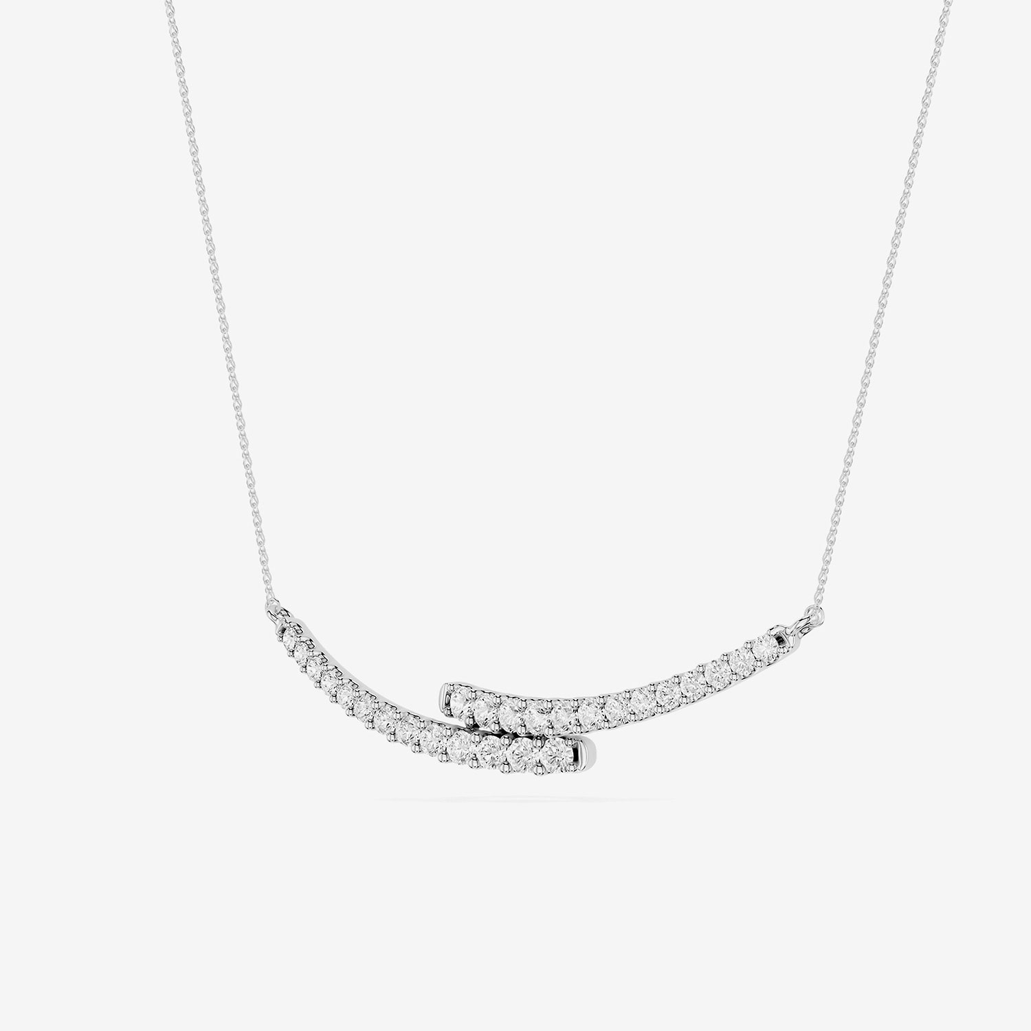 Limited Quantities! (F / Si1) Womens 1 CT. T.W. Lab Grown White Diamond Sterling Silver 18 Inch Pendant Necklace