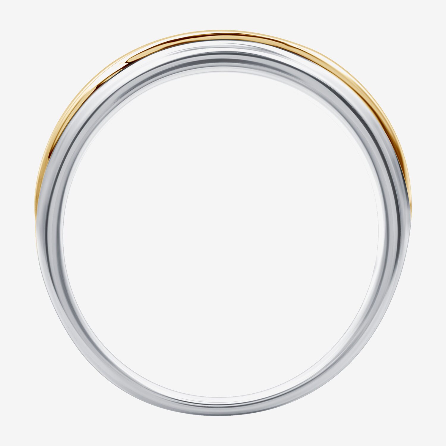 I Said Yes (H-I / I1) Mens 1/4 CT. T.W. Lab Grown White Diamond 14K Two Tone Gold Over Silver Wedding Band