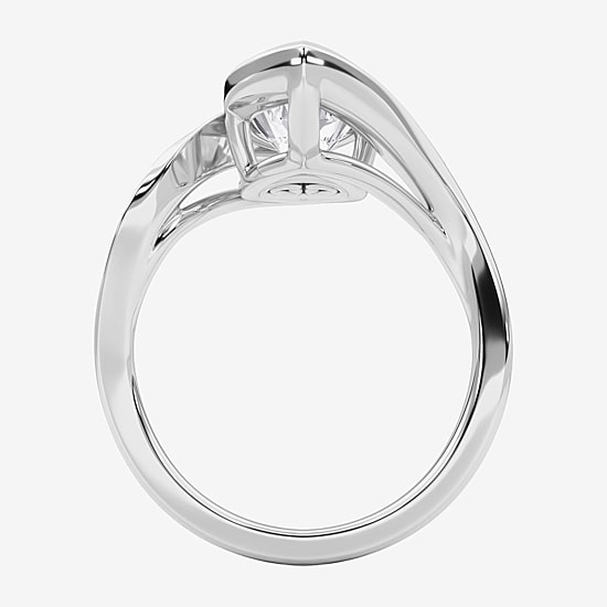 Grown Gorgeous (F / Vs2) Womens 2 1/4 CT. Lab Grown White Diamond 14K Gold Marquise Solitaire Engagement Ring