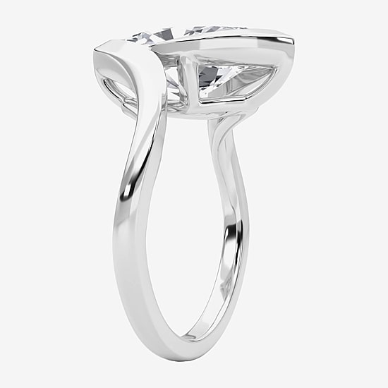 Grown Gorgeous (F / Vs2) Womens 2 1/4 CT. Lab Grown White Diamond 14K Gold Marquise Solitaire Engagement Ring