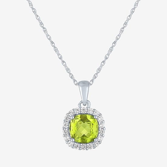 Gemstone Pure Silver Over Brass 2-pc. Jewelry Set