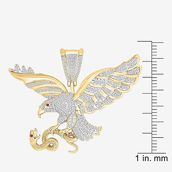 1/2 CT. (I / I2) White Diamond 10K Gold Charm