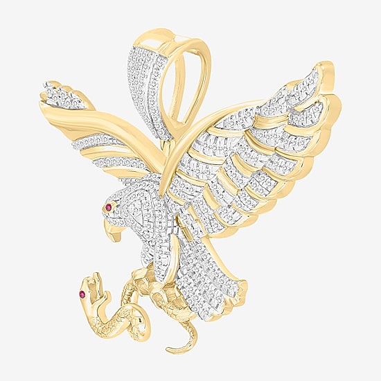 1/2 CT. (I / I2) White Diamond 10K Gold Charm