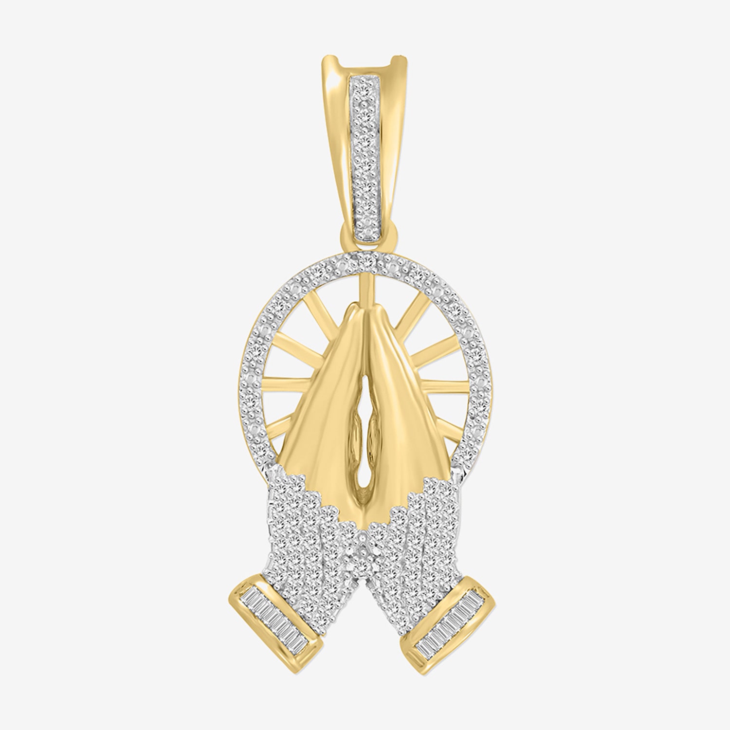 1/6 CT. (I / I2) White Diamond 10K Gold Charm