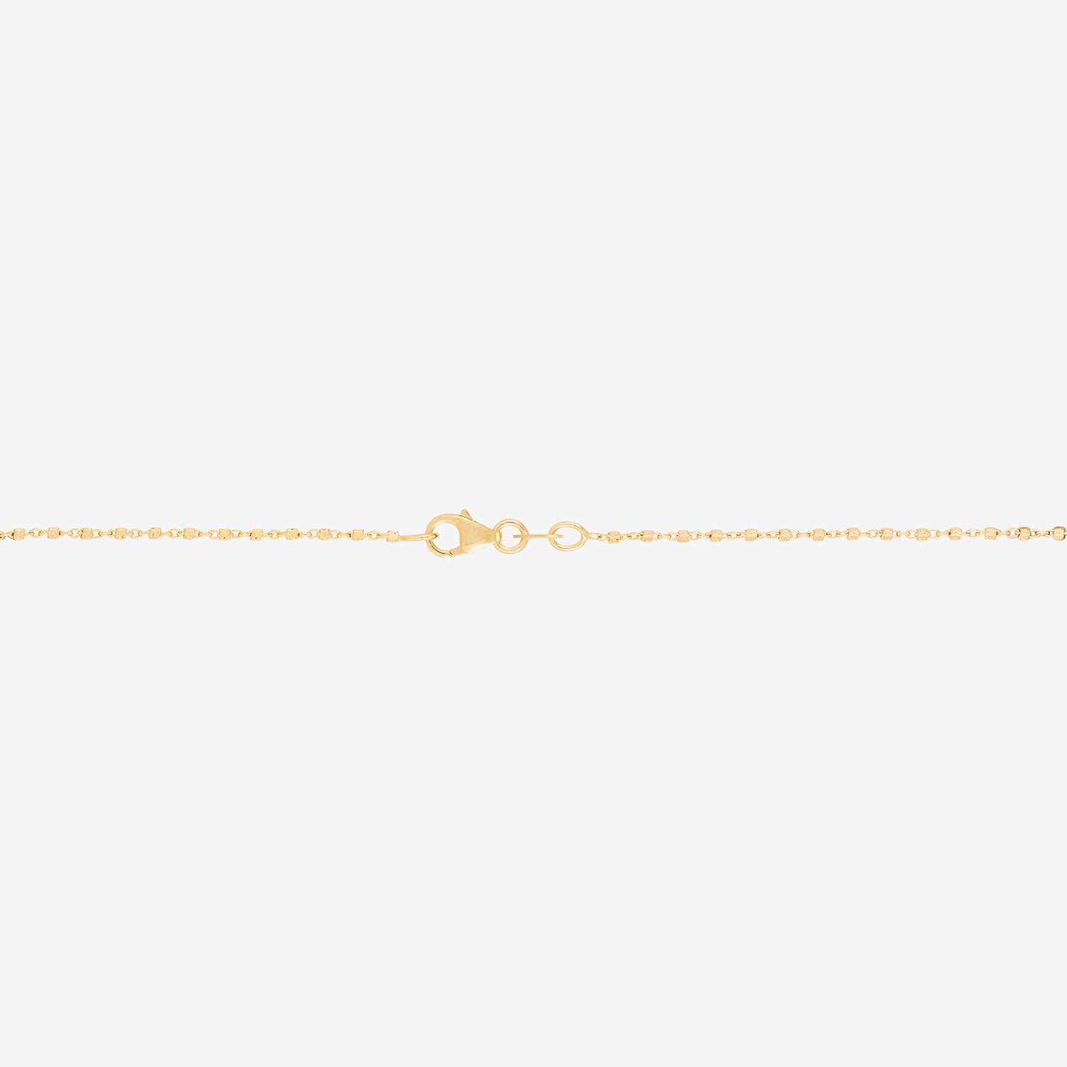 Made in Italy Womens 10K Gold Inch Chain Necklace