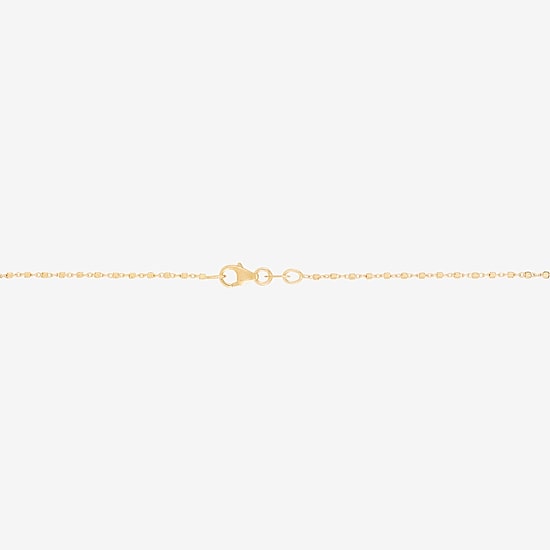 Made in Italy Womens 10K Gold 18 Inch Chain Necklace
