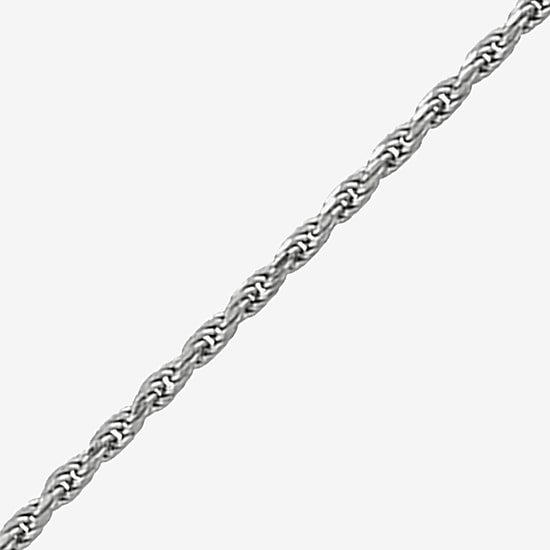 Made in Italy Unisex Adult Sterling Silver 20 Inch Rope Chain Necklace