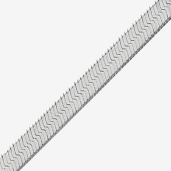 Made in Italy Womens Sterling Silver 20 Inch Herringbone Chain Necklace