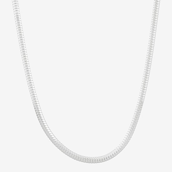 Made in Italy Mens Sterling Silver 22 Inch Snake Chain Necklace