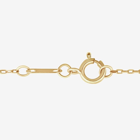 (F / Si1) Womens 1/4 CT. T.W. Lab Grown White Diamond 14K Gold Over Silver 18 Inch Pendant Necklace