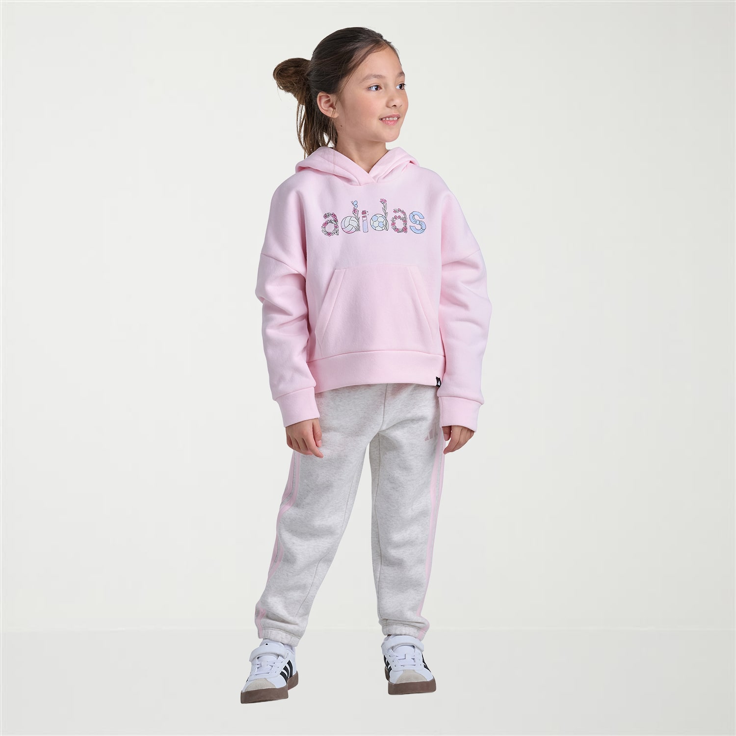 adidas Little Girls 2-pc. Pant Set